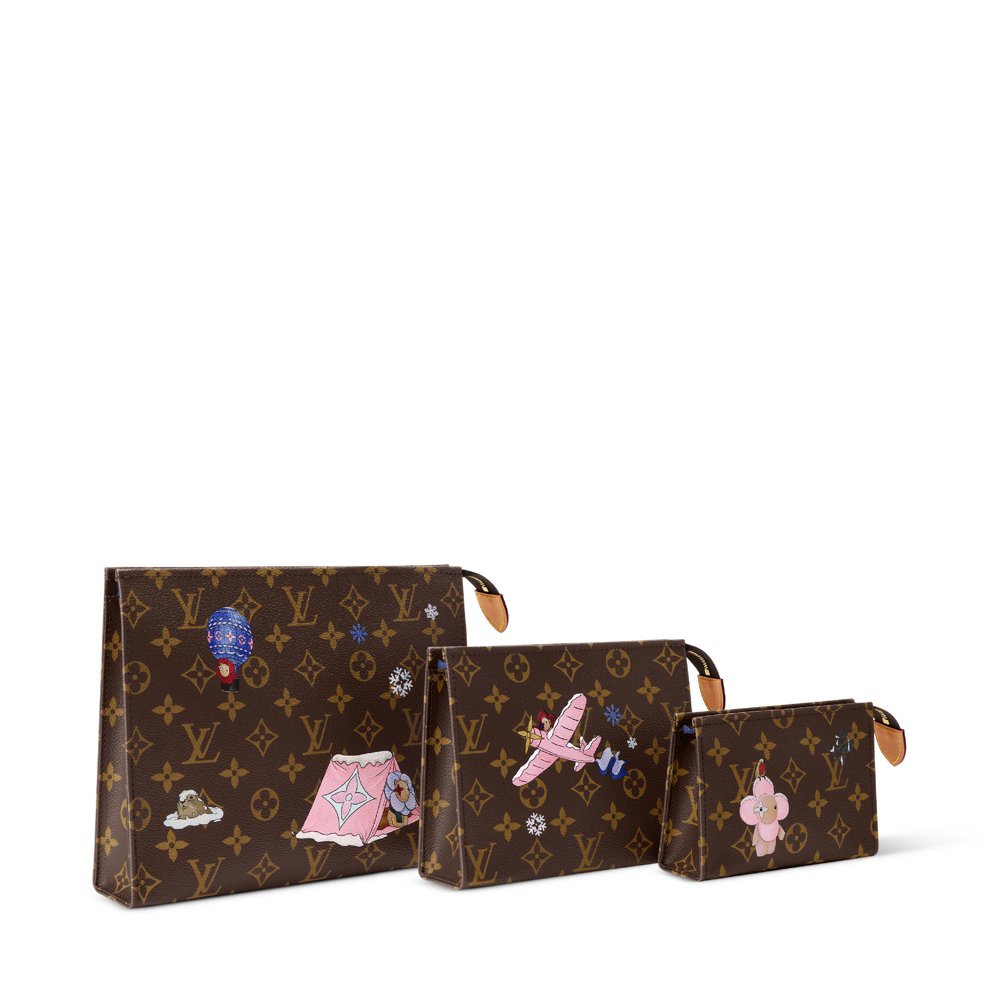 Trio Toilet Pouch Monogram Canvas - Travel | LOUIS VUITTON